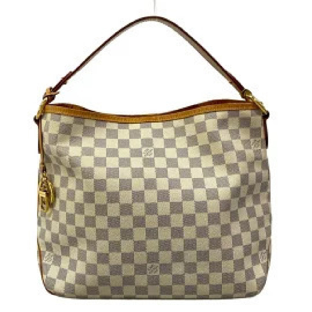LOUIS VUITTON Delightful Tote Bag Azur White
